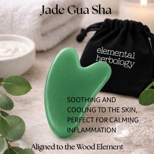 Jade Gua Sha - Natural Stone