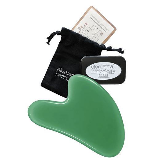 Jade Gua Sha - Natural Stone