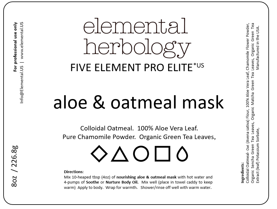 Aloe & Oatmeal Body Treatment Mask