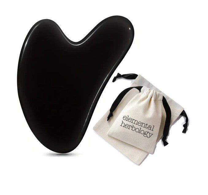 Obsidian Gua Sha - Natural Stone Tool