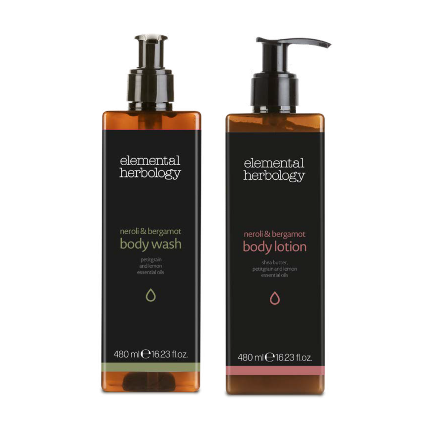 Neroli & Bergamot Body Wash & Body Lotion Duo (Save $10)