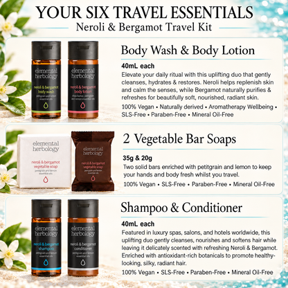 Neroli & Bergamot Body & Hair Travel Essentials