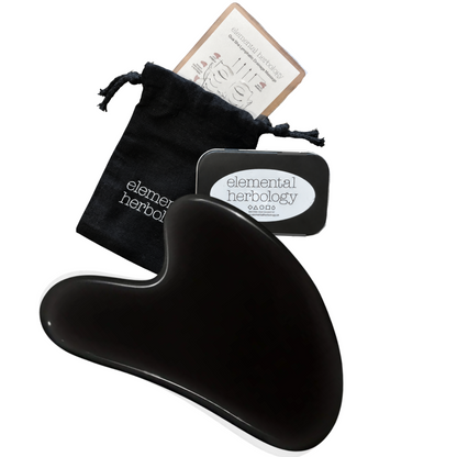 Obsidian Gua Sha - Natural Stone Tool
