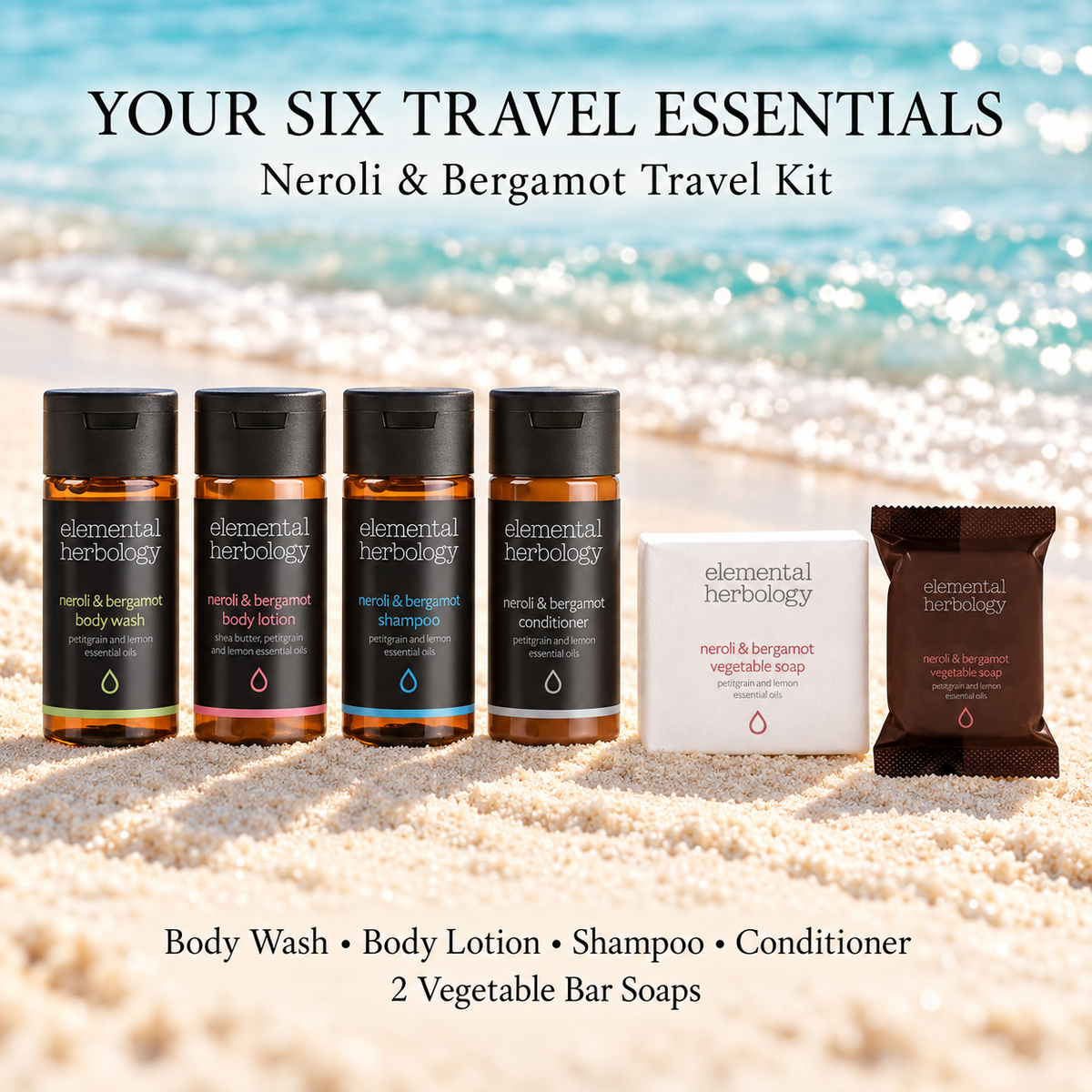 Neroli & Bergamot Body & Hair Travel Essentials