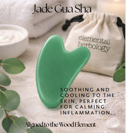 Jade Gua Sha - Natural Stone