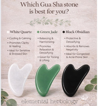 Obsidian Gua Sha - Natural Stone Tool